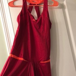 Pink and orange tennis dress